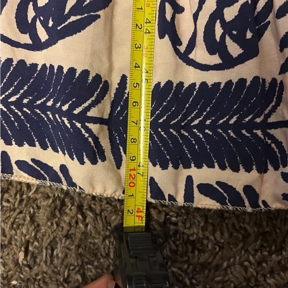 Navy and Cream Maxi Dress - Picture 14 of 14